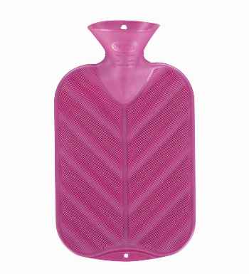 pink 3D hot water bottle