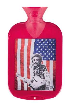 USA Jimi Hendrix Hot Water Bottle