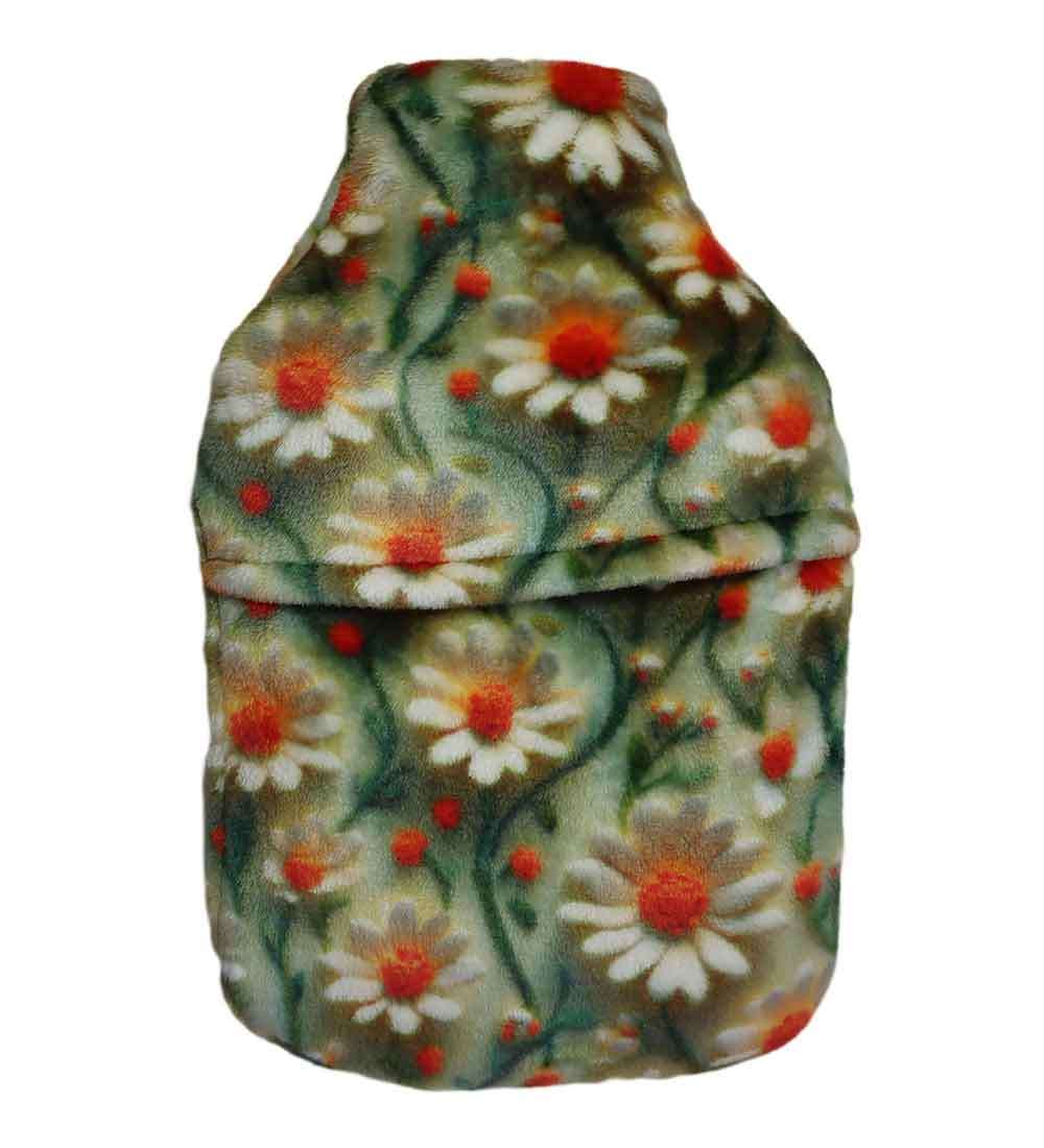 daisies hot water bottle cover