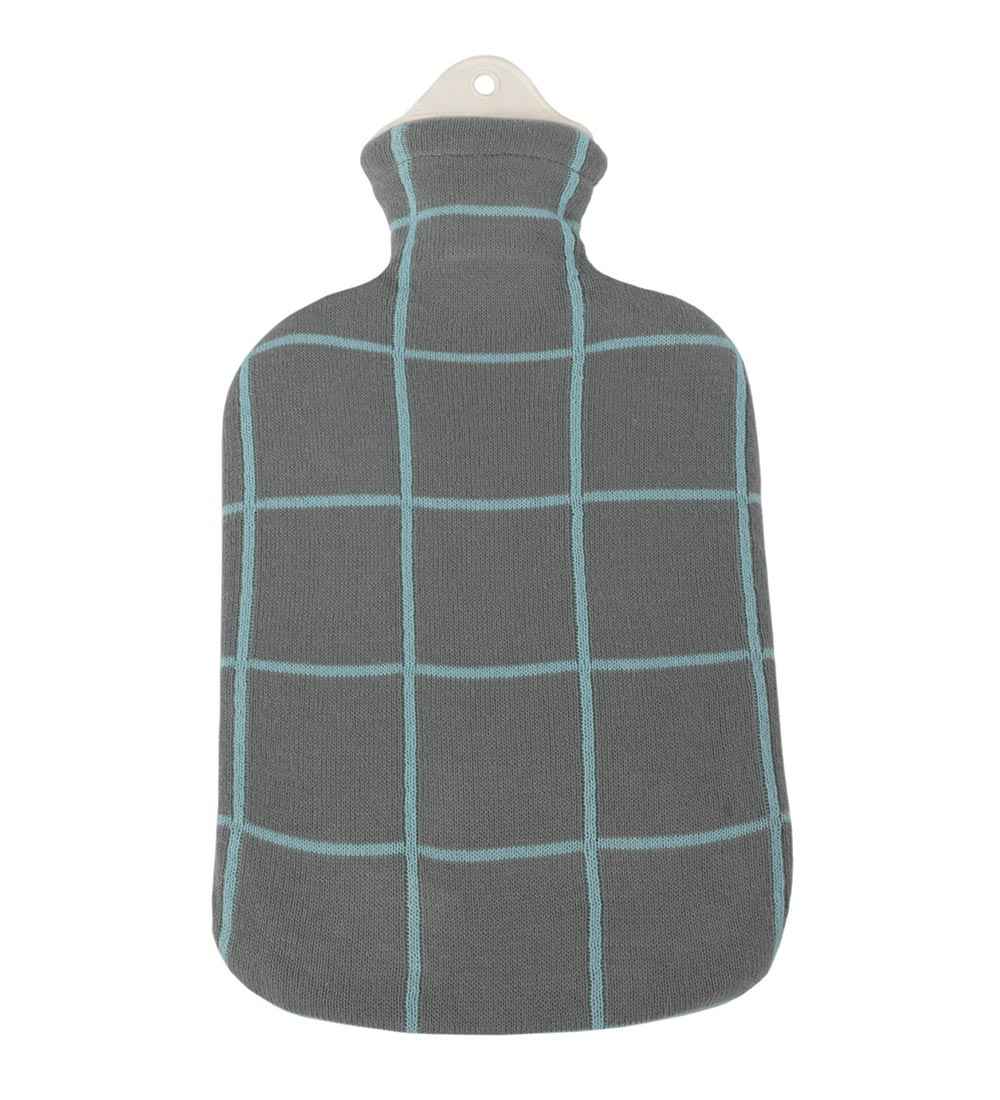 turquoise squares Sänger hot water bottle