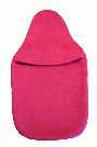 cerise fleece hot water bottle cover