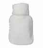mini cream fleece hot water bottle