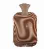 taupe ribbed non rubber hot water bottle