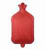 thumbnail interactive-video image 1 of Sänger 2 Litre Rubber Hot Water Bottle - Red Ribbed Design For Long-Lasting Warmth 1 of 5