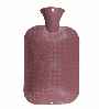 lilac single rib non rubber hot water bottles