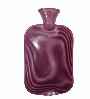aubergine single rib non rubber hot water bottle