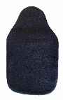 2.0L navy blue fleece hot water bottle covers