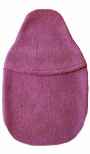 1.0L lilac fleece hot water bottle cover