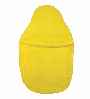 1.0L yellow fleece hot water bottle cover