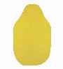 1.0L yellow fleece hot water bottle covers