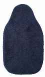1.0L navy blue fleece hot water bottle covers
