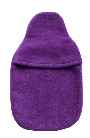 1.0L purple fleece hot water bottle cover