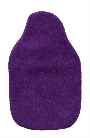 1.0L purple fleece hot water bottle covers