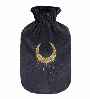 Glitter Moon Latex Free Hot Water Bottle