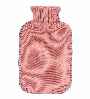 Apricot Latex Free Cotton Knit Hot Water Bottle