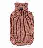 Brown Latex Free Cotton Knit Hot Water Bottle
