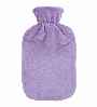 Lilac Latex Free Plush Fleece Hot Water Bottle