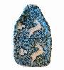 2.0L Fluffy Teal Forest Hot Water Bottle Cover