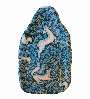 2.0L Fluffy Teal Forest Hot Water Bottle Covers